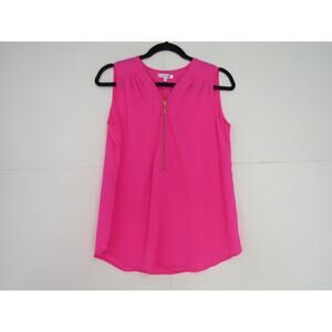 Marisol Pink Top Womens sz M Boho Festive‎ Cottagecore Barbie Minimalist